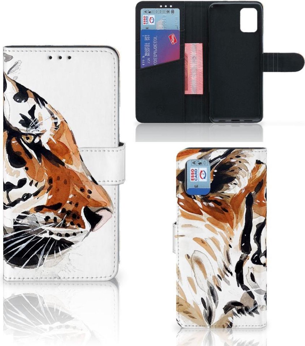 Hoesje Samsung Galaxy A31 Watercolor Tiger