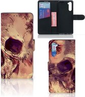 Wallet Book Case OnePlus Nord Smartphone Hoesje Skullhead