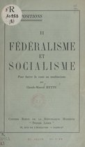 Fédéralisme et socialisme