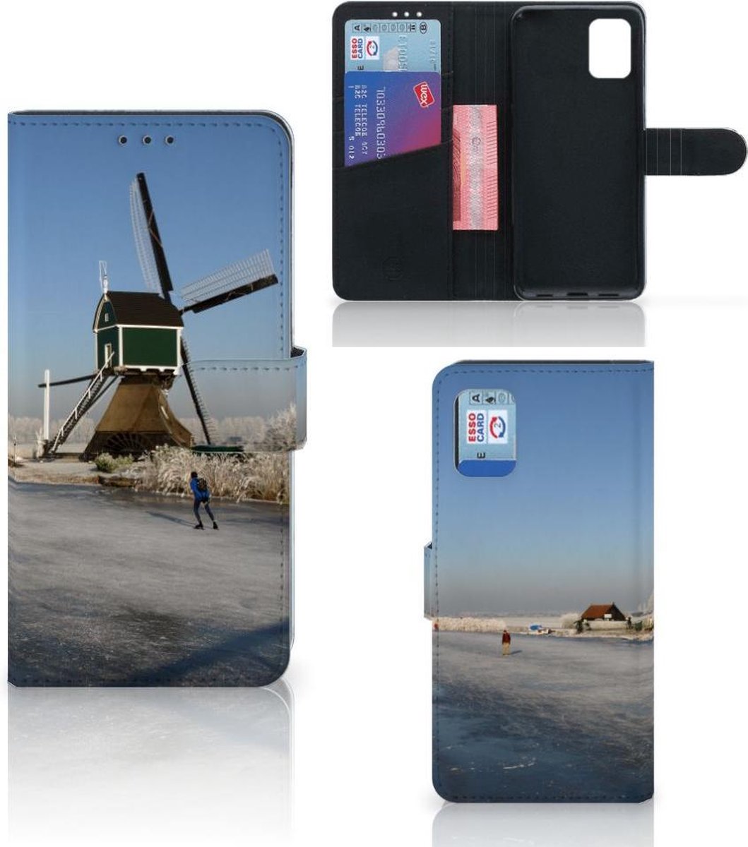 Samsung Galaxy A31 Flip Cover Schaatsers