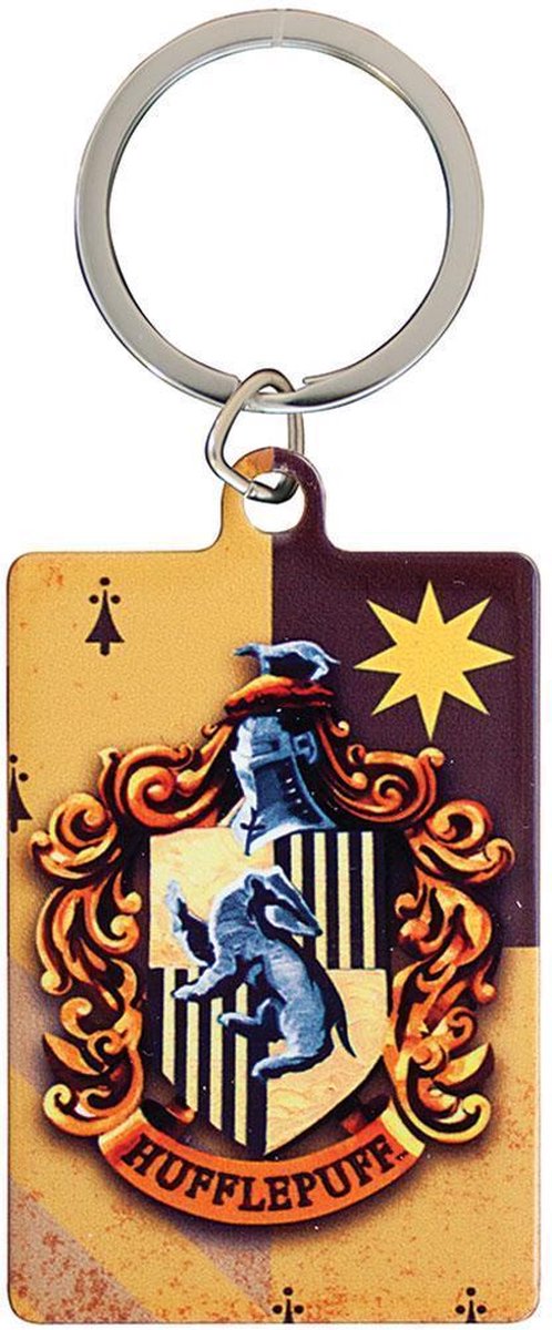 HARRY POTTER - Metal Keychain - Hufflepuff