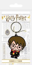 Sleutelhanger - Harry Potter: Chibi - rubber - metalen ring