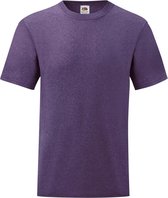 Fruit Of The Loom Heren Valueweight T-shirt met korte mouwen (Heather Paars)