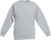 Fruit of the Loom - Kinder Classic Set-In Sweater - Grijs - 134-146