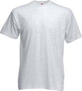 Fruit Of The Loom Heren Valueweight T-shirt met korte mouwen (Ash Grijs)