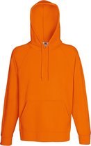 Fruit Of The Loom Heren Lichtgewicht Sweatshirt Met Capuchon / Hoodie (240 GSM) (Oranje)