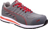Puma Safety Xelerate Knit Laag S1P 643070 - Grijs/Rood - 39