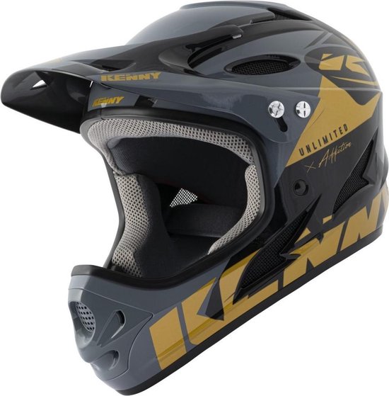 Kenny Downhill helm black gold BMX helm - Maat: XS | bol.com