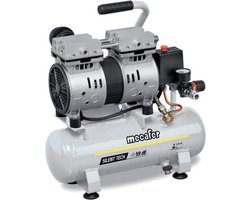 MECAFER Stille compressor - 425513 - 6L - 0,5HP - Grijs