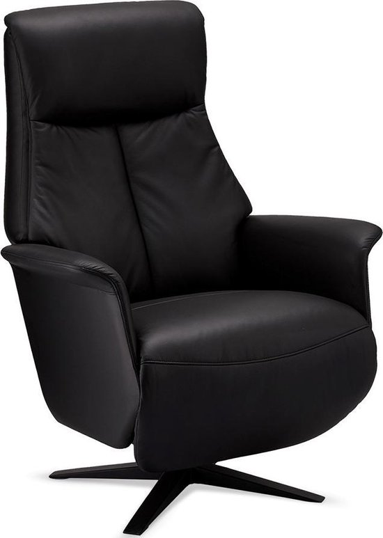 24Designs Saturn Elektrisch Verstelbare Fauteuil Leer Draaibaar Sta op