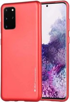 GOOSPERY i-JELLY TPU schokbestendig en kras-hoesje voor Galaxy S20 + (rood)