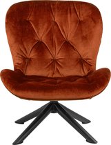 Bali fauteuil oranje.