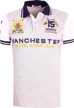 Geographical Norway Polo Shirt Grijs Manchester Kingston - M