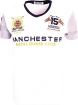 Geographical Norway Shirt V-hals Wit Manchester Jingston - L