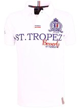 Geographical Norway Polo Shirt Wit Saint Tropez Kleding - XL