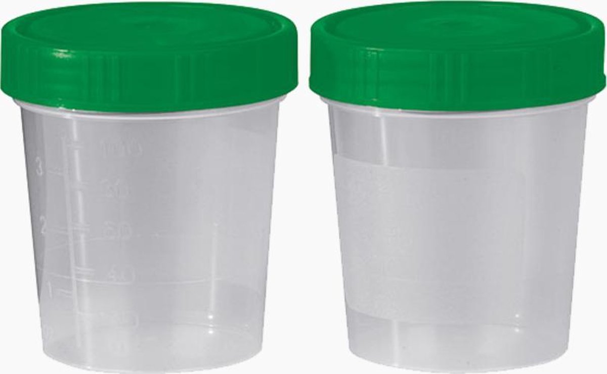 bol.com | Kleine verf potjes met deksel - 10 stuks - cup - 100 ml -  afsluitbaar - anti lek deksel