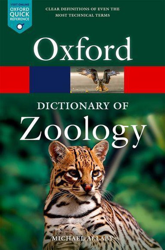 Oxford Quick Reference - A Dictionary of Zoology - cover