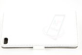 Wit hoesje voor Huawei P8 - Book Case - Pasjeshouder - Magneetsluiting