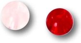 Glazen Kralen 6mm - Rood - 100 stuks (10x10)