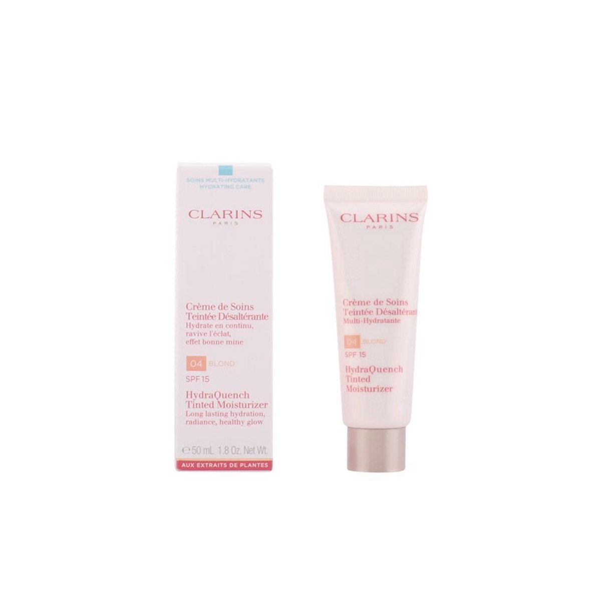 Clarins Crème de Soins Teintée Désaltérante - 04 Blond - 50 ml - Dagcrème |  bol