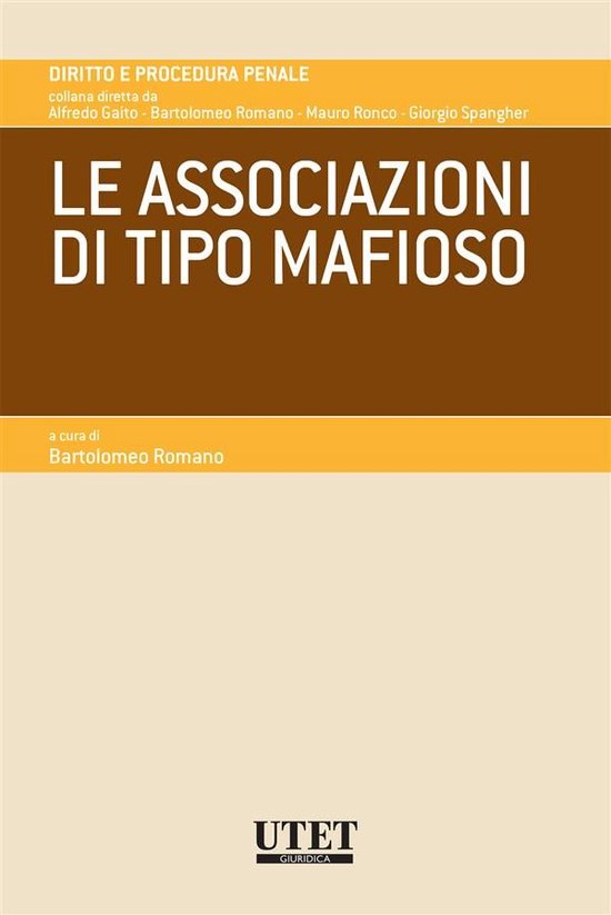 Le associazioni di stampo mafioso - cover