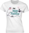 Tshirt Femme Disney Mary Poppins -M- Logos Blanc