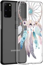 iMoshion Hoesje Geschikt voor Samsung Galaxy S20 Plus Hoesje Siliconen - iMoshion Design hoesje - Transparant / Meerkleurig / Dreamcatcher