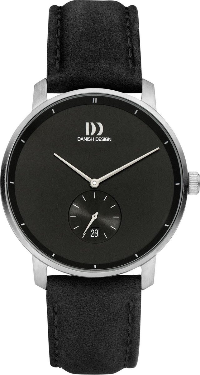 Danish Design horloge Donau Black Black IQ13Q1279 - Grey - Analog
