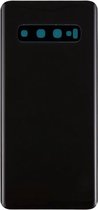 Achterkant met camera lens voor Geschikt voor Samsung Galaxy S10 - Zwart