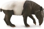 Collecta Wilde Dieren Indische Tapir Junior 9 Cm Rubber Zwart/wit