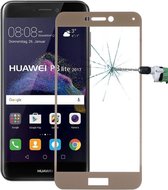 Huawei P8 Lite (2017) 0,26 mm 9H Oppervlaktehardheid Explosiebestendig Volledig scherm Gehard glas Zeeffilm (goud)