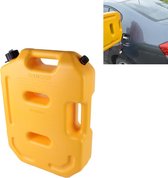 Benzine Brandstoftanks Plastic 2.6 Gallon 10 Liter Auto Uitgeschakeld Brandstofblikken Olie Container Noodback-up (geel)