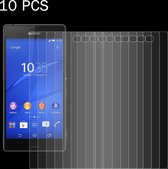 Let op type!! 10 PCS for Sony Xperia Z4 / Z3+ 0.26mm 9H Surface Hardness 2.5D Explosion-proof Tempered Glass Screen Film