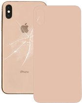 Glas batterij achterkant voor iPhone XS Max (goud)