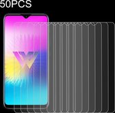 50 PC's voor LG W30 Pro 9H 2.5D-scherm Gehard glasfilm