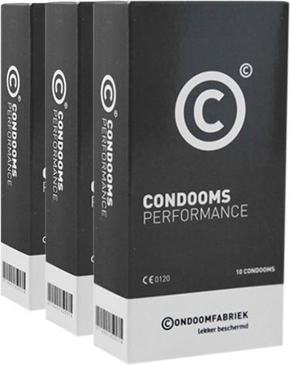 Condoomfabriek Performance Condooms voordeelpakket 30st