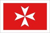 Vlaggetje Malta Koopvaardij 20x30cm