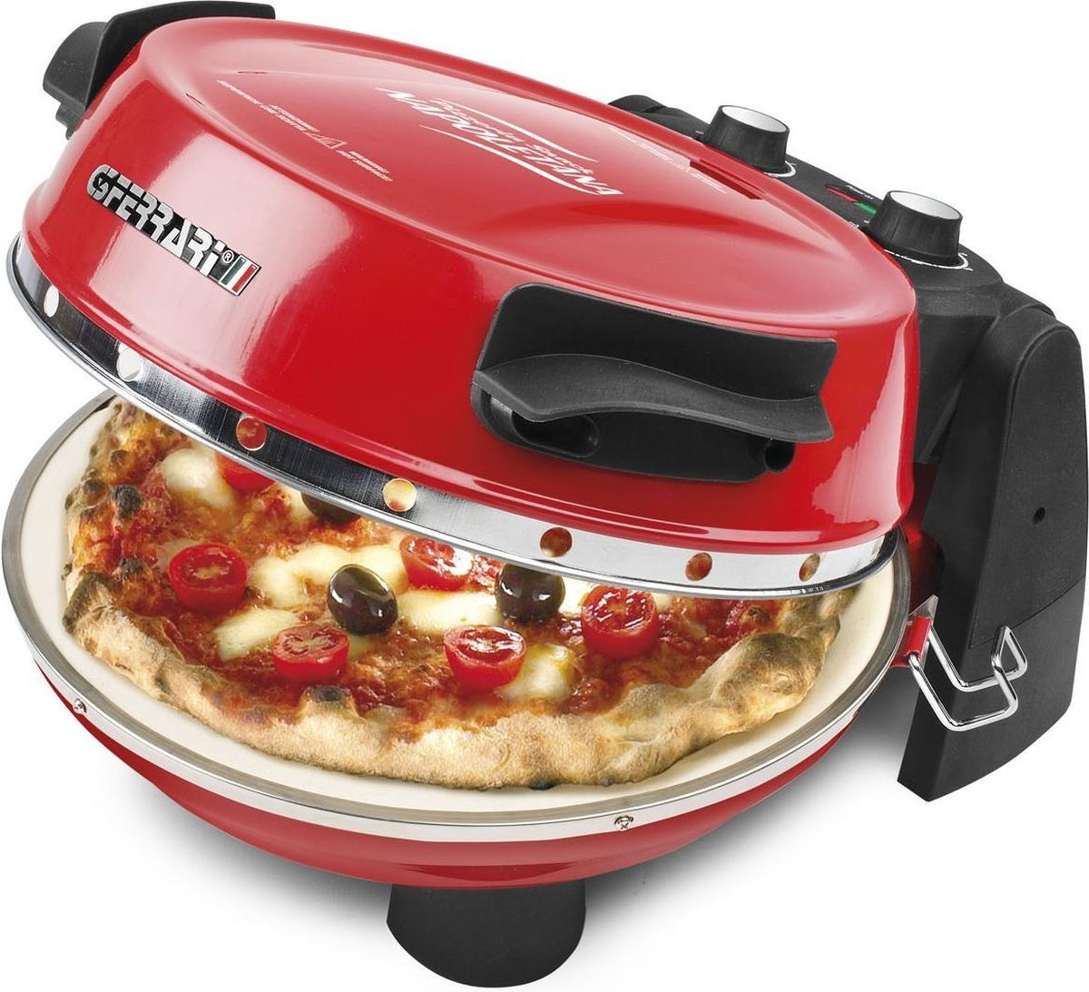 Ce véritable four à pizza italien à pierre réfractaire atteint 400 °C