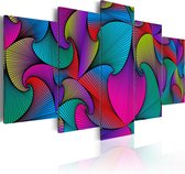 Schilderijen Op Canvas - Schilderij - Carousel of Colours 100x50 - Artgeist Schilderij