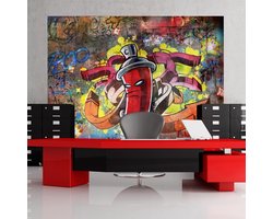 Fotobehang - Graffiti monster