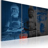 Schilderijen Op Canvas - Schilderij - Buddha - sculpture 60x40 - Artgeist Schilderij