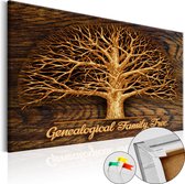 Schilderijen Op Canvas - Afbeelding op kurk - Family Tree [Corkboard] 120x80 - Artgeist Schilderij