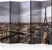 Kamerscherm - Scheidingswand - Vouwscherm - Night in Paris II [Room Dividers] 225x172 - Artgeist Vouwscherm
