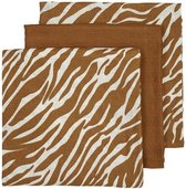 Meyco 3-pack Hydrofiele luiers - Zebra-Uni camel-Zebra