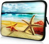 Sleevy 15,6 laptophoes zeesterren - laptop sleeve - laptopcover - Sleevy Collectie 250+ designs