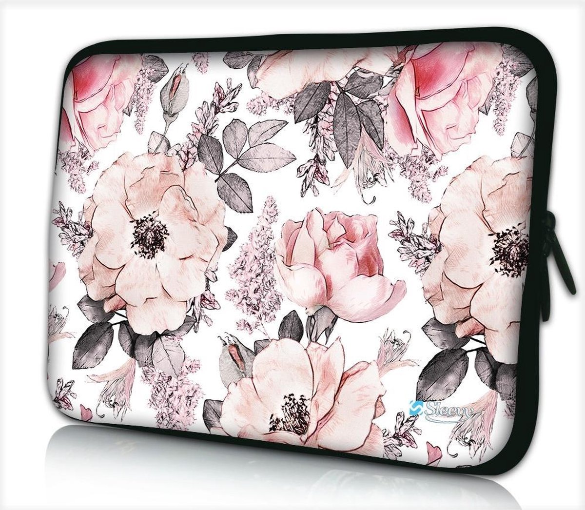 Laptophoes 11,6 inch rozen - Sleevy - laptop sleeve - laptopcover - Alle inch-maten & keuze uit 250+ designs! Sleevy