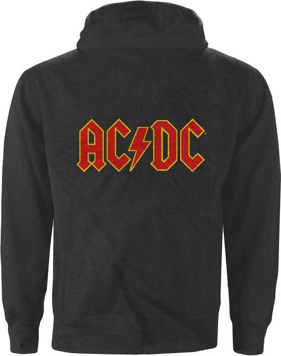 AC/DC - Logo Vest met capuchon - XL - Grijs | bol