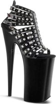 Pleaser Sandaal met enkelband, Paaldans schoenen -36 Shoes- BEYOND-093 Paaldans schoenen Zwart