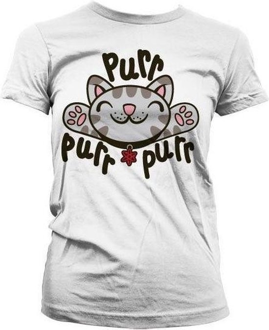 THE BIG BANG - T-Shirt GIRL Soft Kitty Purr-Purr-Purr - White