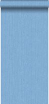 ESTAhome behang denim structuur blauw - 148605 - 53 x 1005 cm
